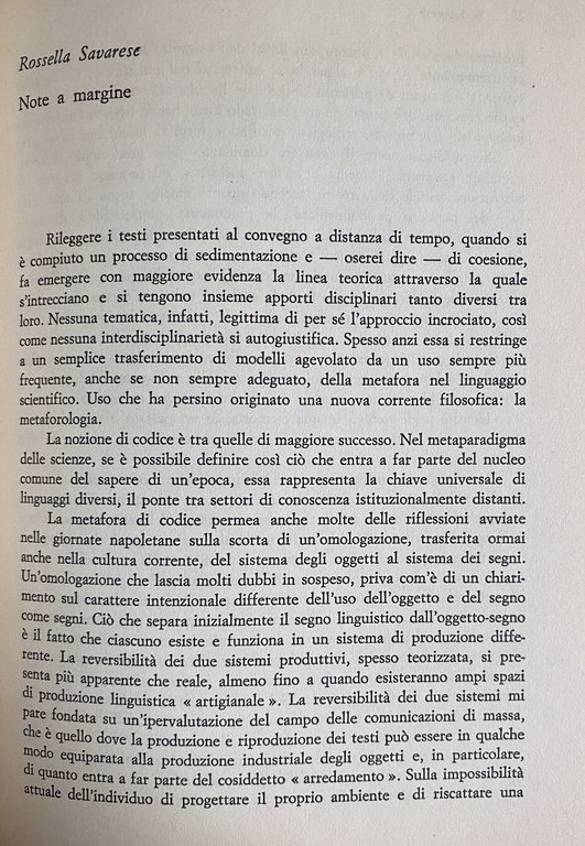 OGGETTI, ARREDAMENTO E COMUNICAZIONE SOCIALE