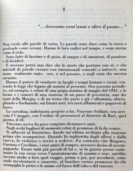 OLTRE IL PONTE. (OLTRE IL PONTE. LA STORIA DI VINCENZO, …