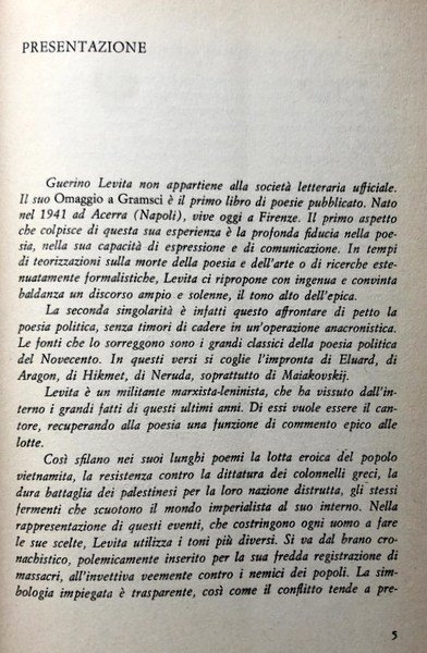 OMAGGIO A GRAMSCI