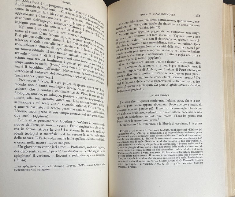 OPERE. (INTRODUZIONE di Natalino Sapegno, CRONOLOGIA DELLA VITA E DELLE …