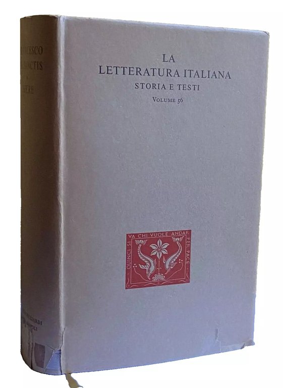 OPERE. (INTRODUZIONE di Natalino Sapegno, CRONOLOGIA DELLA VITA E DELLE …
