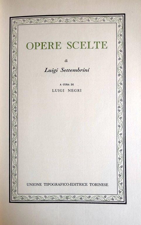 OPERE SCELTE DI LUIGI SETTEMBRINI | Immagine Gallery 6