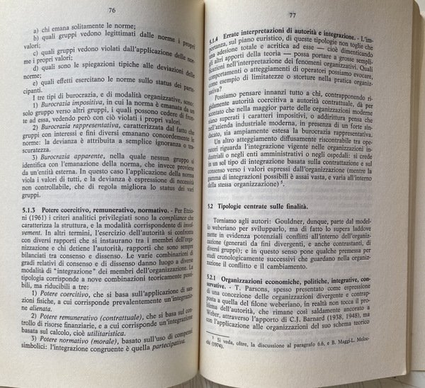 ORGANIZZAZIONE, TEORIA E METODO. GUIDA ALL'INDAGINE SUI PROBLEMI ORGANIZZATIVI