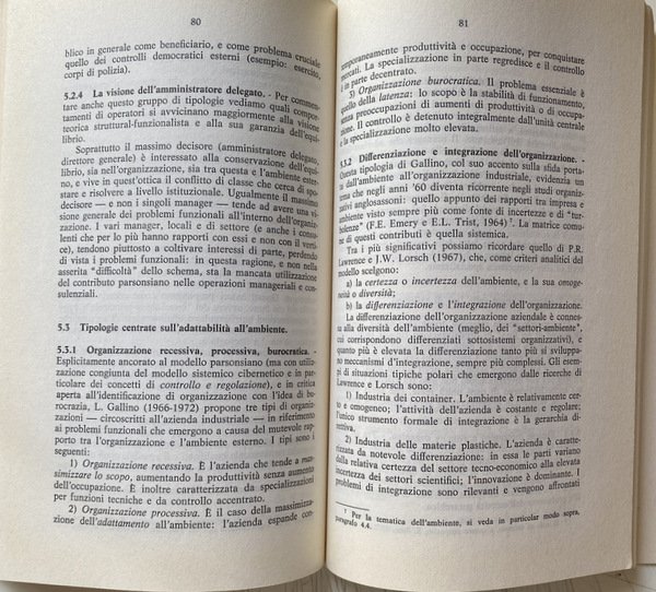 ORGANIZZAZIONE, TEORIA E METODO. GUIDA ALL'INDAGINE SUI PROBLEMI ORGANIZZATIVI