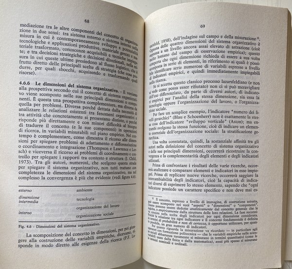 ORGANIZZAZIONE, TEORIA E METODO. GUIDA ALL'INDAGINE SUI PROBLEMI ORGANIZZATIVI