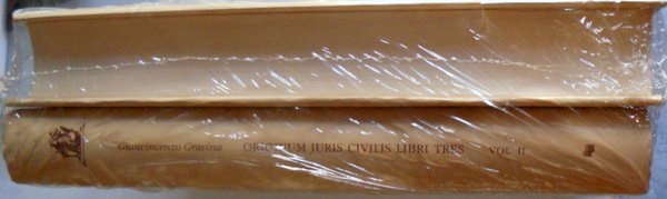 ORIGINUM JURIS CIVILIS LIBRI TRES. Tomo 1 e 3 (rist. …