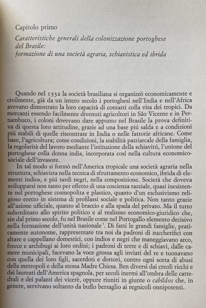 PADRONI E SCHIAVI. LA FORMAZIONE DELLA FAMIGLIA BRASILIANA IN REGIME …