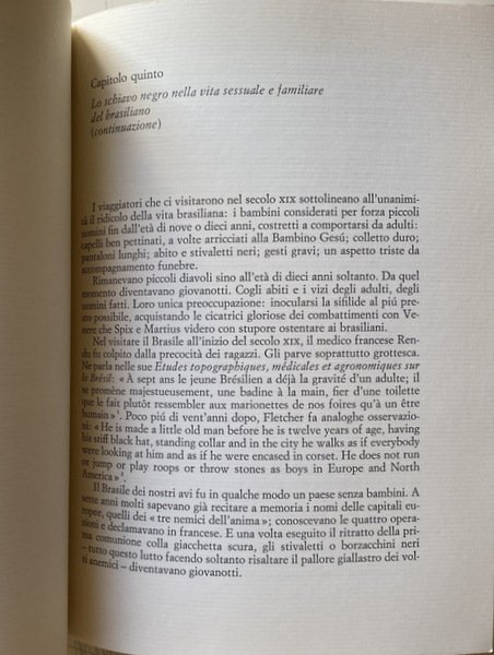 PADRONI E SCHIAVI. LA FORMAZIONE DELLA FAMIGLIA BRASILIANA IN REGIME …