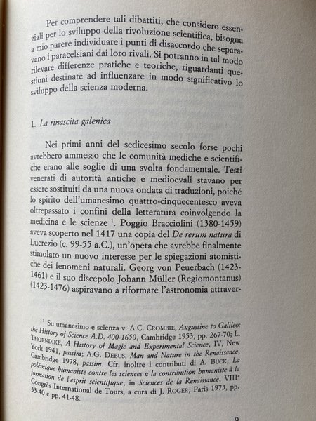 PARACELSO E LA TRADIZIONE PARACELSIANA