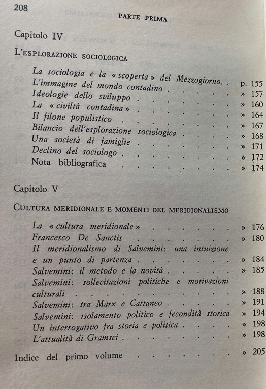 PASSATO E PRESENTE DEL MERIDIONALISMO. GENESI E SVILUPPI, CRONACHE DISCONTINUE …