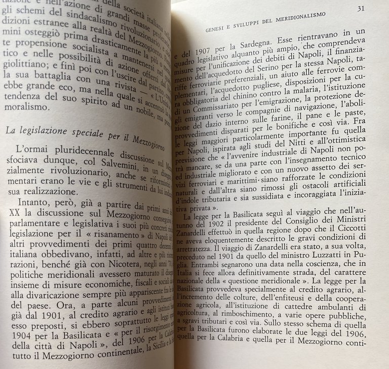 PASSATO E PRESENTE DEL MERIDIONALISMO. GENESI E SVILUPPI, CRONACHE DISCONTINUE …
