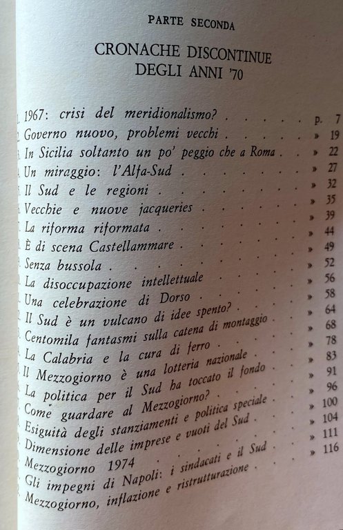 PASSATO E PRESENTE DEL MERIDIONALISMO. GENESI E SVILUPPI, CRONACHE DISCONTINUE …