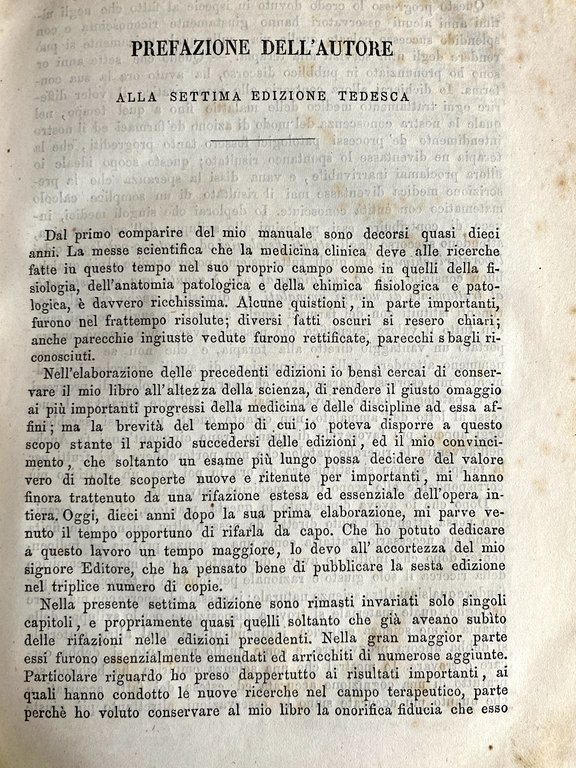 PATOLOGIA E TERAPIA SPECIALE, BASATE PARTICOLARMENTE SUI RECENTI PROGRESSI DELLA …