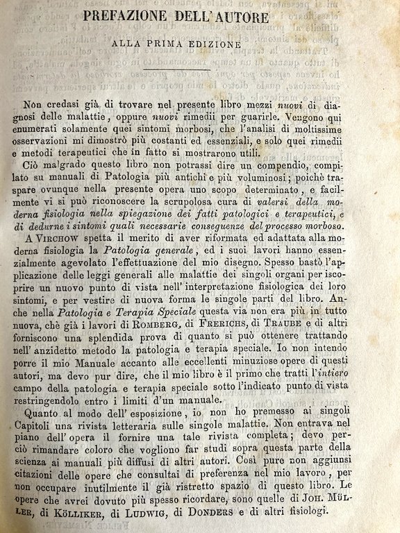 PATOLOGIA E TERAPIA SPECIALE, BASATE PARTICOLARMENTE SUI RECENTI PROGRESSI DELLA …