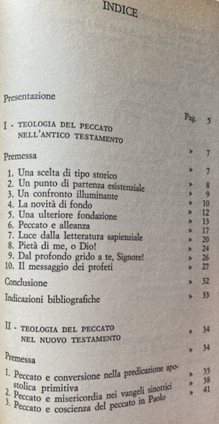 PECCATO DELL'UOMO E MISERICORDIA DI DIO. RIFLESSIONI BIBLICHE