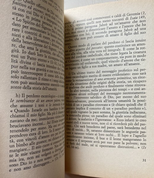 PECCATO DELL'UOMO E MISERICORDIA DI DIO. RIFLESSIONI BIBLICHE