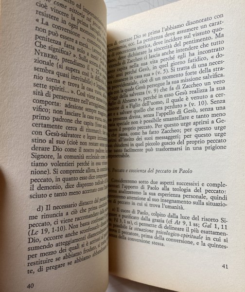 PECCATO DELL'UOMO E MISERICORDIA DI DIO. RIFLESSIONI BIBLICHE