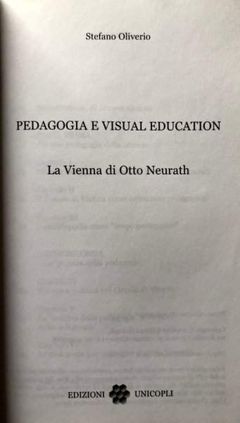 PEDAGOGIA E VISUAL EDUCATION. LA VIENNA DI OTTO NEURATH