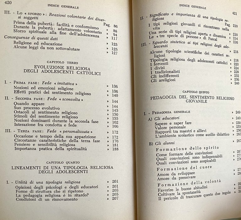 PEDAGOGIA RELIGIOSA DEGLI ADOLESCENTI