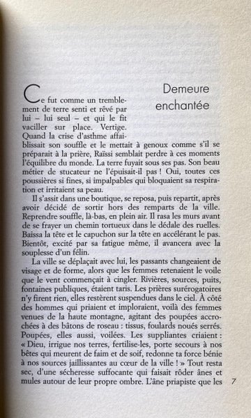 PÈLERINAGE D'UN ARTISTE AMOUREUX. ROMAN.