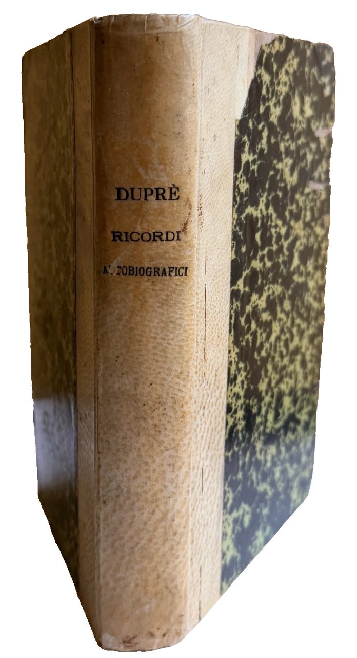 PENSIERI SULL'ARTE E RICORDI AUTOBIOGRAFICI DI GIOVANNI DUPRÉ | Immagine principale