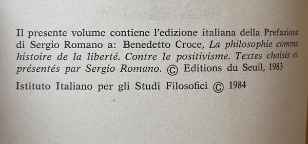 PER LA CONOSCENZA DI (BENEDETTO) CROCE IN FRANCIA