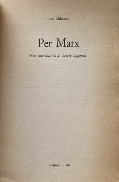 PER MARX