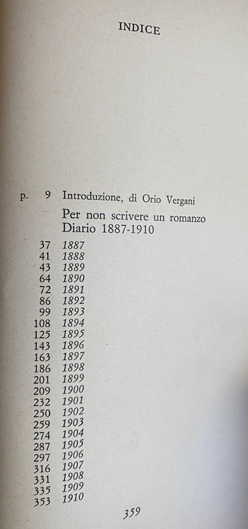 PER NON SCRIVERE UN ROMANZO. DIARIO 1887-1910