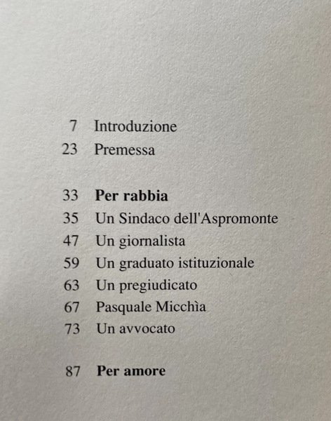 PER RABBIA & PER AMORE. VIAGGIO DALLA CAMORRA ALLA 'NDRANGHETA