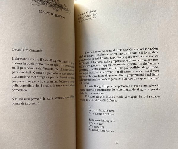 PER TRATTORIE. PIZZERIE E RISTORANTI CUSTODI DELLA TRADIZIONE GASTRONOMICA NAPOLETANA