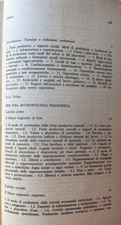 PER UNA ANTROPOLOGIA FILOSOFICA: PROPOSTE DI METODO E DI LESSICO