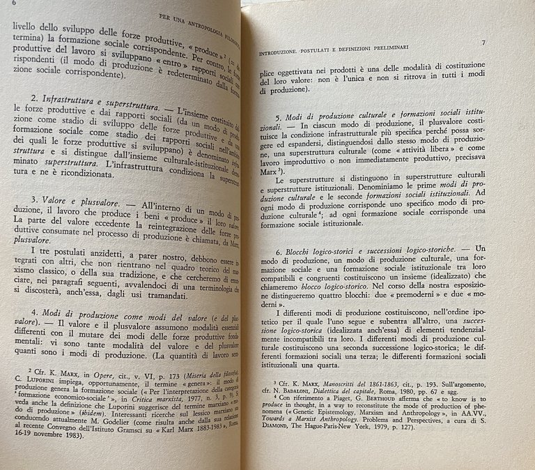 PER UNA ANTROPOLOGIA FILOSOFICA: PROPOSTE DI METODO E DI LESSICO