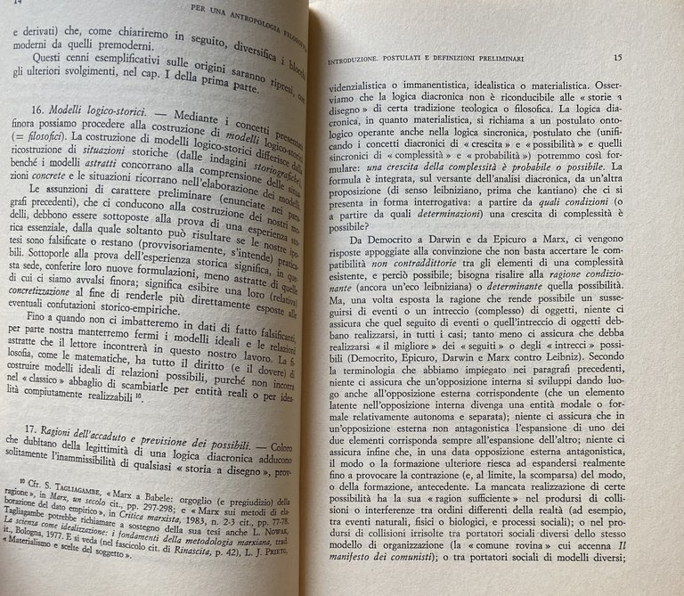 PER UNA ANTROPOLOGIA FILOSOFICA: PROPOSTE DI METODO E DI LESSICO