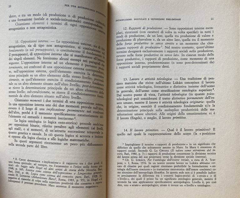 PER UNA ANTROPOLOGIA FILOSOFICA: PROPOSTE DI METODO E DI LESSICO