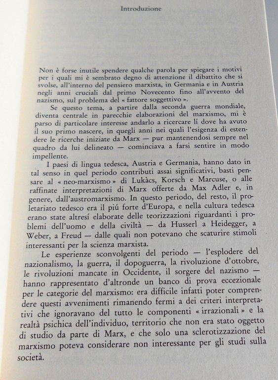 PER UNA TEORIA DEL SOGGETTO: MARXISMO E PSICOANALISI: DIBATTITI FRA …