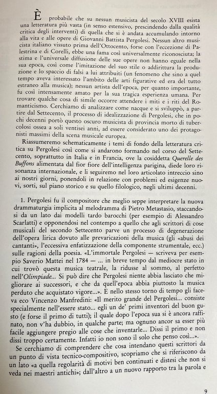 PERGOLESI TRA MITO E STORIA