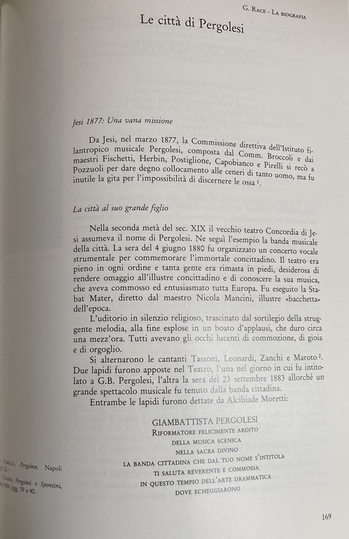 PERGOLESI TRA MITO E STORIA