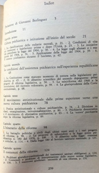 PERICOLOSO A SÉ E AGLI ALTRI. CULTURA PSICHIATRICA IN ITALIA …