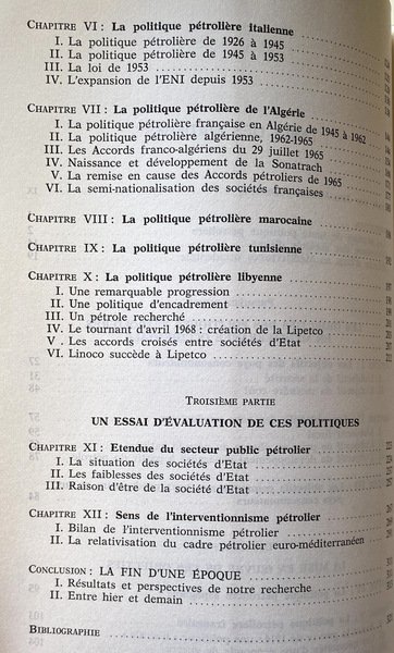 PÉTROLE ET POLITIQUE EN MÉDITERRANÉE OCCIDENTALE