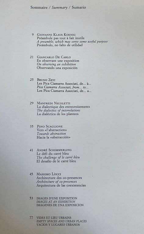 PICA CIAMARRA ASSOCIATI ARCHITETTURA E PROGETTI. (Catalogue de l'exposition - … | Immagine Gallery 7