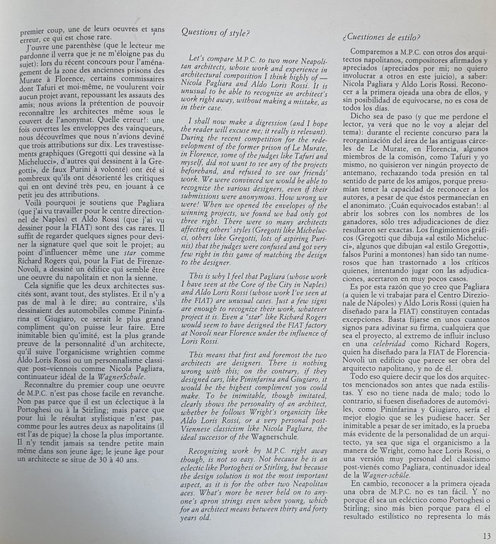 PICA CIAMARRA ASSOCIATI ARCHITETTURA E PROGETTI. (Catalogue de l'exposition - … | Immagine Gallery 11