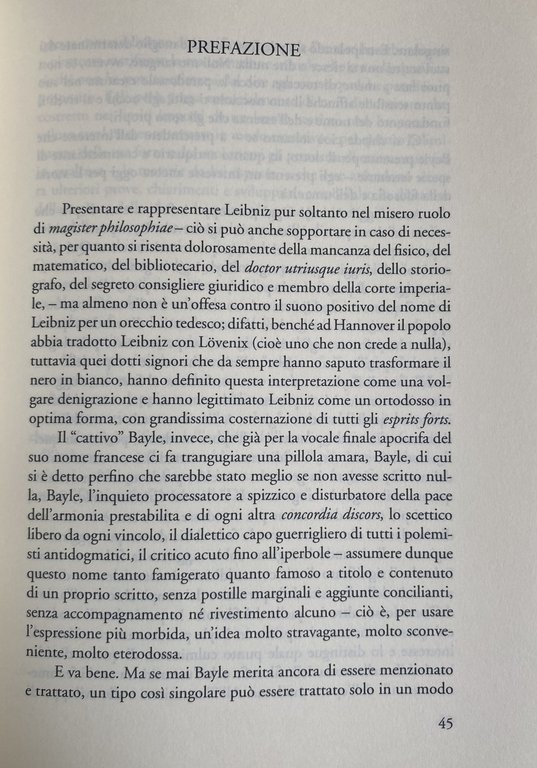 PIERRE BAYLE: UN CONTRIBUTO ALLA STORIA DELLA FILOSOFIA E DELL'UMANITÀ
