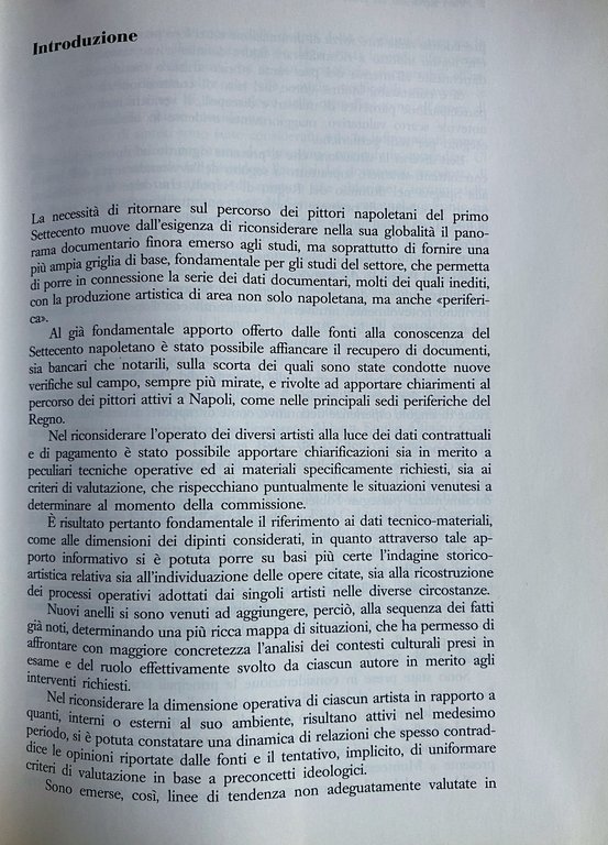 PITTORI NAPOLETANI DEL PRIMO SETTECENTO FONTI E DOCUMENTI. APPENDICE DOCUMENTARIA …