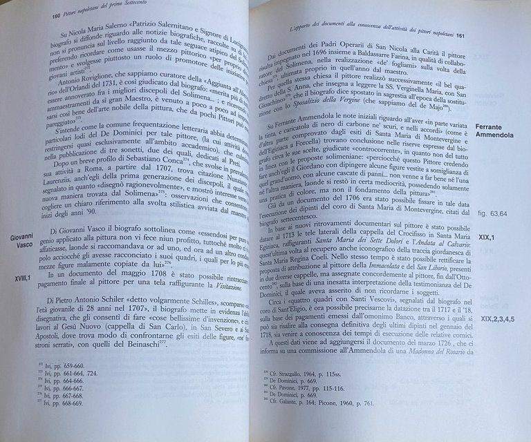 PITTORI NAPOLETANI DEL PRIMO SETTECENTO FONTI E DOCUMENTI. APPENDICE DOCUMENTARIA …