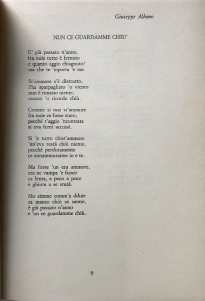 POESIA NAPOLETANA DI FINE SECOLO XIX. DOCUMENTI