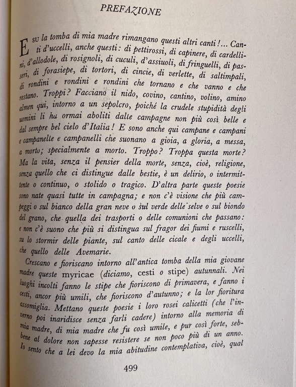POESIE. CON UN AVVERTIMENTO DI ANTONIO BALDINI. SEZIONE PRIMA, SECONDA …
