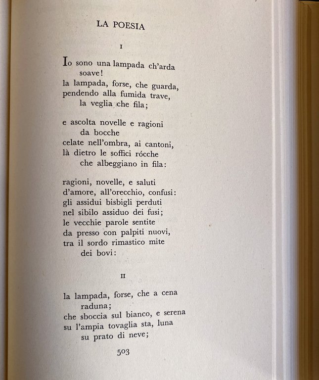 POESIE. CON UN AVVERTIMENTO DI ANTONIO BALDINI. SEZIONE PRIMA, SECONDA …