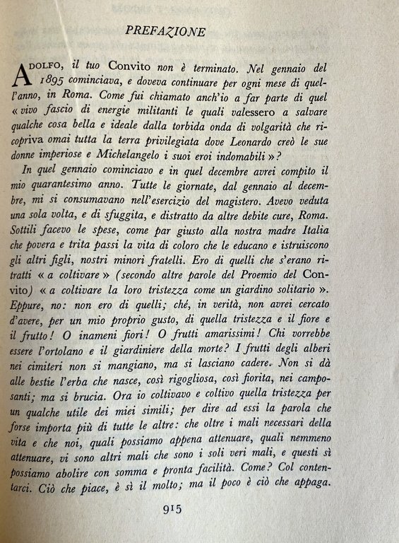 POESIE. CON UN AVVERTIMENTO DI ANTONIO BALDINI. SEZIONE PRIMA, SECONDA …