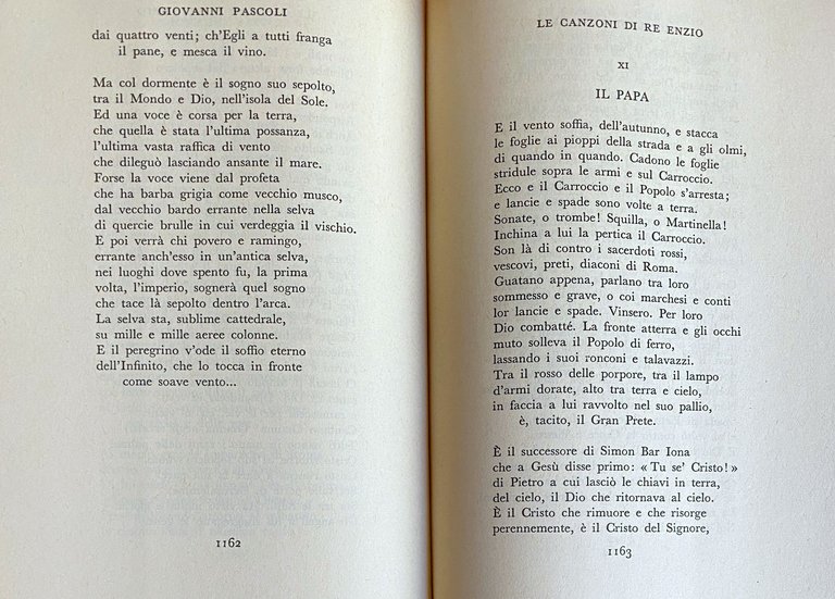 POESIE. CON UN AVVERTIMENTO DI ANTONIO BALDINI. SEZIONE PRIMA, SECONDA …