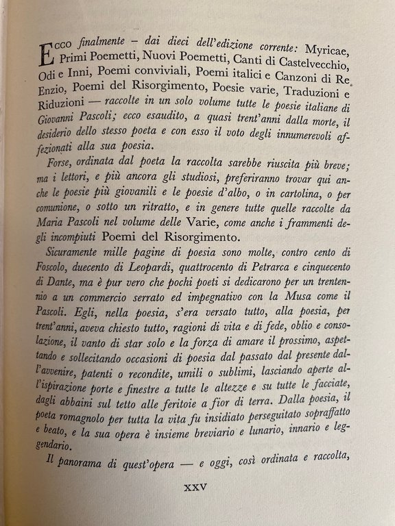 POESIE. CON UN AVVERTIMENTO DI ANTONIO BALDINI. SEZIONE PRIMA, SECONDA …